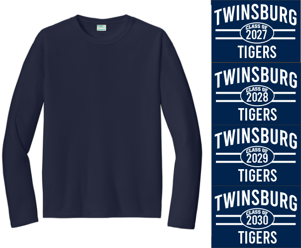 12.) THS Class of 2027-2030 -- PC380LS L/S Dri-Fit Tee