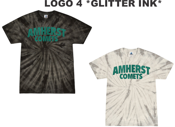 04D.) Amherst Holiday Spiritwear 1001 Colored S/S Tie Dye Tee