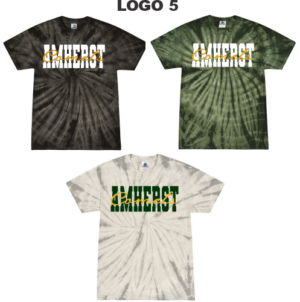 04E.) Amherst Holiday Spiritwear 1001 Colored S/S Tie Dye Tee
