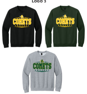 09C.) Amherst Holiday Spiritwear 18000 Cotton Adult Crewneck