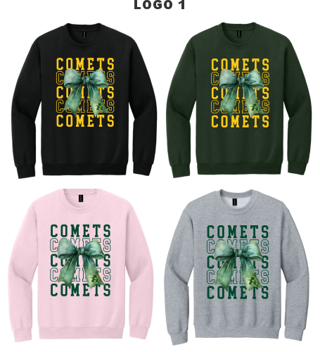 09A.) Amherst Holiday Spiritwear 18000 Cotton Adult Crewneck