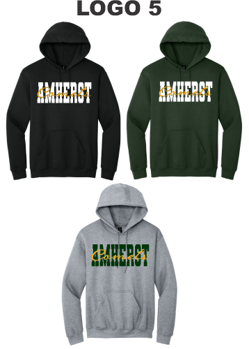 13E.) Amherst Elementary Holiday Spiritwear 18500/18500b Cotton Hoodie