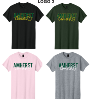01B.) Amherst Holiday Spiritwear 5000 S/S Cotton Tee