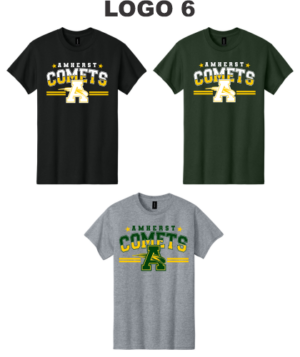01F.) Amherst Holiday Spiritwear 5000 S/S Cotton Tee