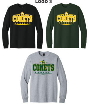 05C.) Amherst Holiday Spiritwear 54000 Cotton Adult L/S Tee
