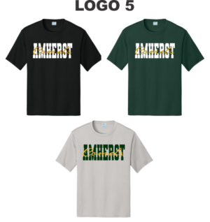 03E.) Amherst Holiday Spiritwear PC380 S/S Dri-Fit Tee