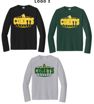 07C.) Amherst Holiday Spiritwear PC380LS L/S Dri-Fit Tee