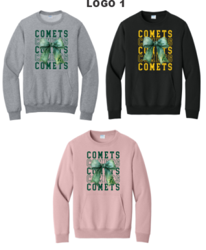 11A.) Amherst Holiday Spiritwear PC78PKT Cotton Crewneck