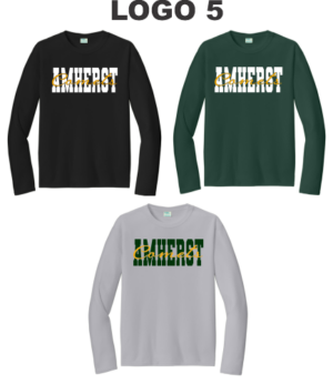 07E.) Amherst Holiday Spiritwear PC380LS L/S Dri-Fit Tee