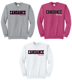 18.) Candance PC78 Embroidered Tackle Twill Cotton Crewneck