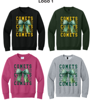 10A.) Amherst Holiday Spiritwear 18000b Cotton Youth Crewneck